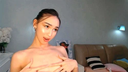 small tits, solo, brunette, asian girl