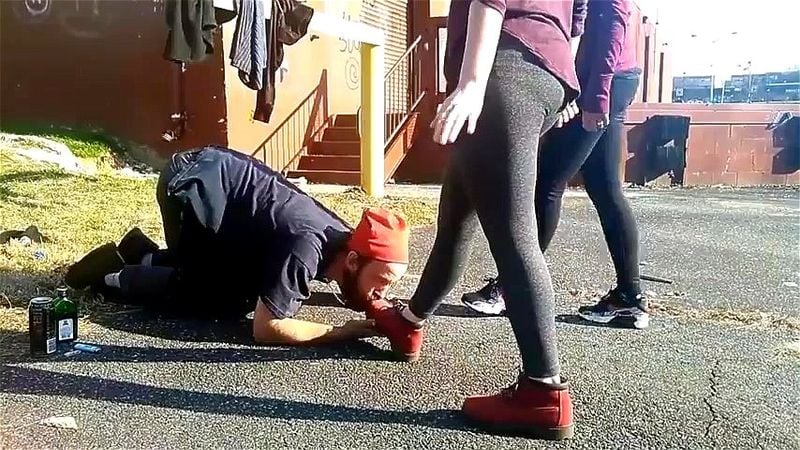 Ballbusting licking Ballbusting licking