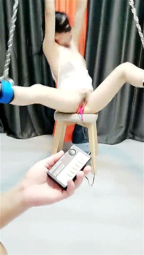 Cruel painful femdom action with bondage, electro, needles, rubber bands, wax, and magic wand