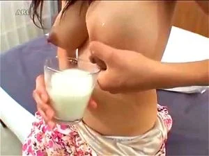 Japanese Milking Her Big Tits