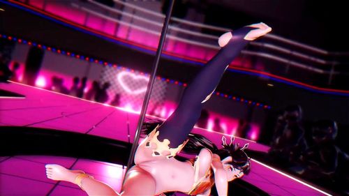 【FGO Sex】Sexy Ishtar pole dancing 伊斯塔钢管舞＋玩具＋大肉棒