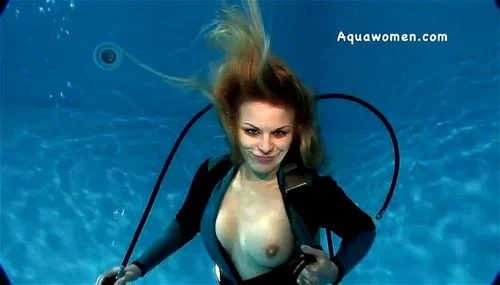 solo, scuba, underwater, striptease