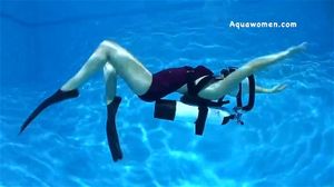 Watch Double hose scuba babe - Scuba, Swimcap, Underwater Porn - SpankBang