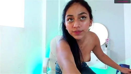 latina, masturbation, webcam, solo
