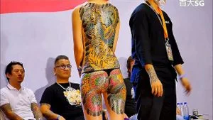 Korean model 2016 Taiwan tattoo convention