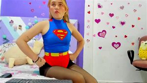 columbian teen teasing in pantyhose and cosplay