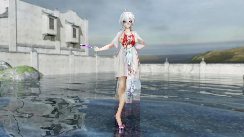 MMD R18 Haku chinese - 弱音寄明月 MMD R18 Haku chinese - 弱音寄明月