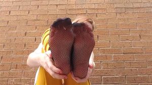 nylon soles foot tease Thumbnail
