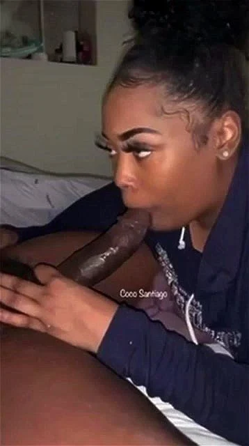 Ebony sucking