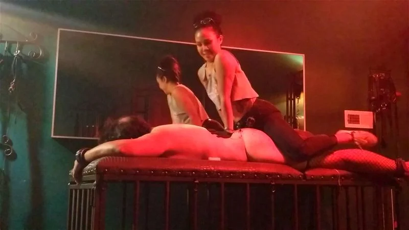 Mistress fucks his big ass with a big cock! Mistress fucks his big ass with a big cock!