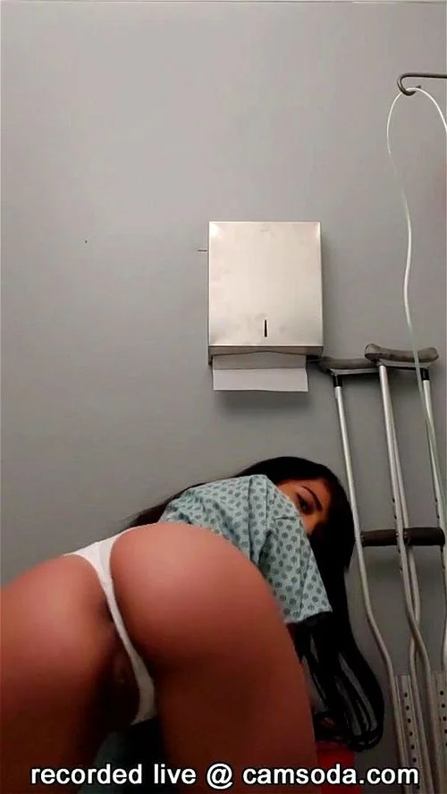 big boobs, hospital, vertical video, solo female
