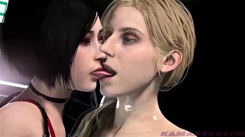 lesbian, ass licking, blonde, big tits