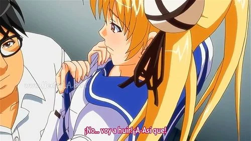 anime, anime 2d, creampie, blonde