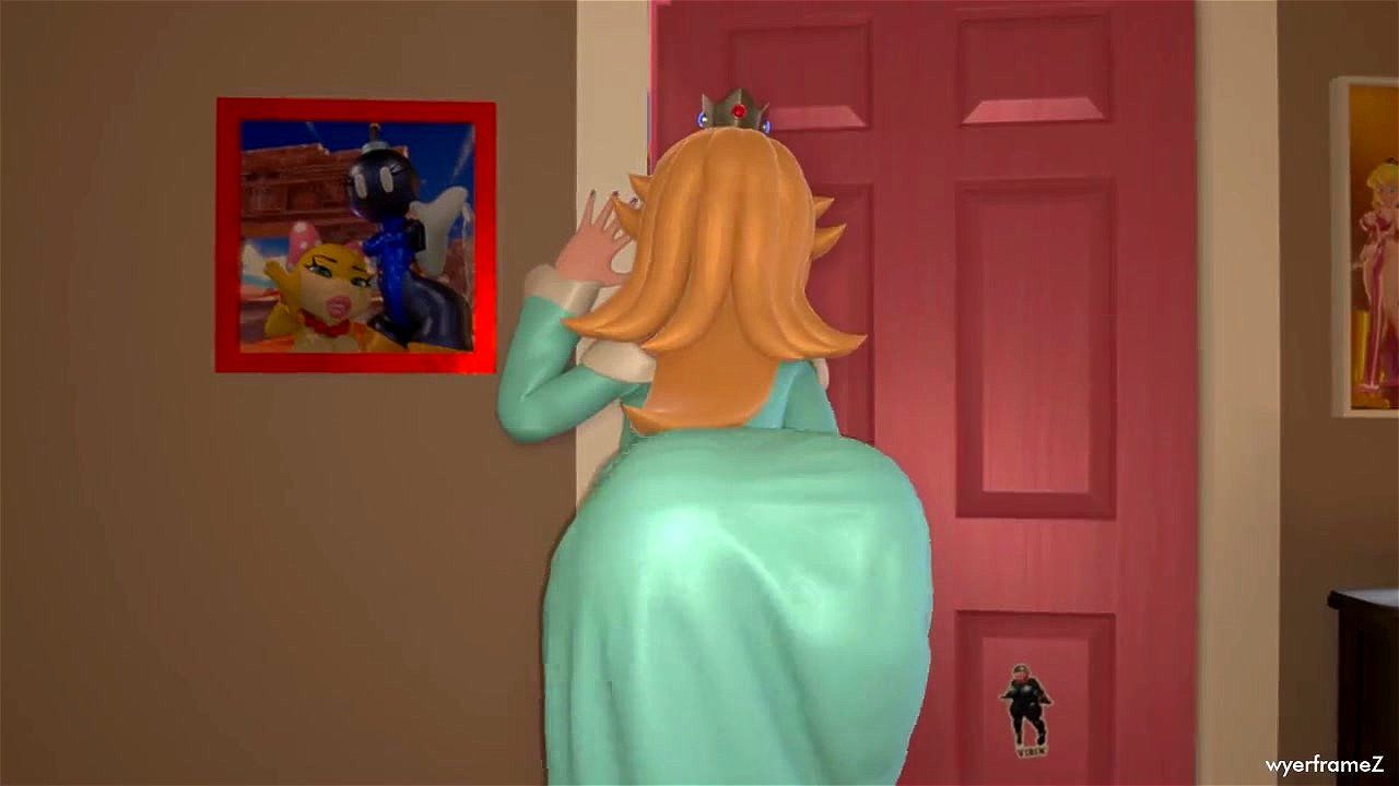 Princess Peach Animated Cartoons - Watch Peach & Birdo while Rosalina watches - 3D, Tranny, Shemale Porn -  SpankBang