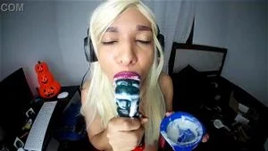 DSL/joi/asmr/deepthroating (Ebony) thumbnail