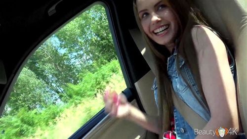 Smiling Russian Girl Was Picked Up And Fucked In