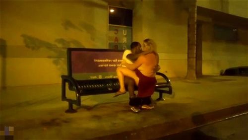 ajx bbc & white curvy street whore in public place