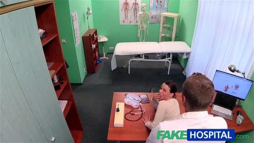 fakehospital, pussy licking, brunette, czech