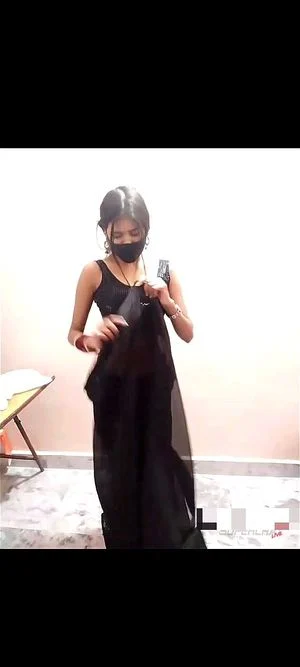 Watch Indian babe black saree play - Dance, Indian, Burnette Porn -  SpankBang