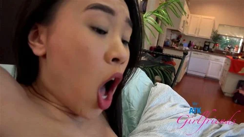 Kimmy Kimm rides cock in multiple positions before taking it deep creaming (POV / GFE)
