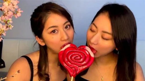 Japanese Twins Lollipop Sucking ASMR