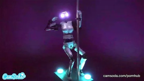 CamSoda - Sex Robot cam girl twerks and orgasms