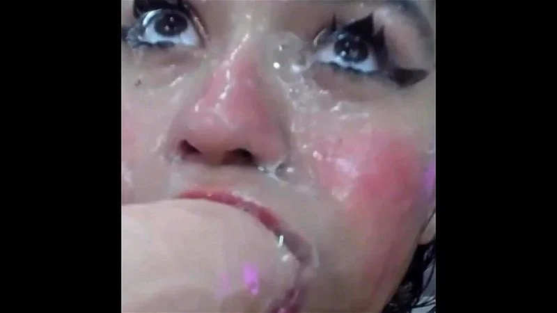 Spit soaked faces 2 Spit soaked faces 2