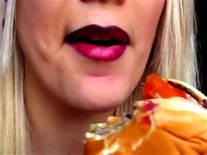 Food Fetish Solo - Watch Lunch Time For This Beauty! - Food Fetish, Mouth Fetish, Solo Porn -  SpankBang