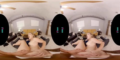 virtual reality, blonde, big ass, katie kush
