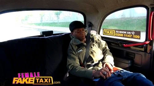 babe, big tits, big dick, Female FAKE Taxi