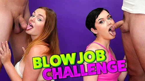 blowjob challenge, blowjob, deep throat, big dick
