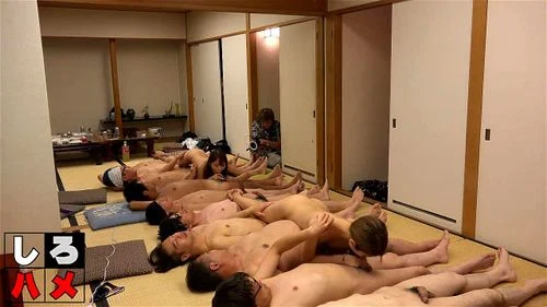 Japanese uncensored gangbang blowjob creampie