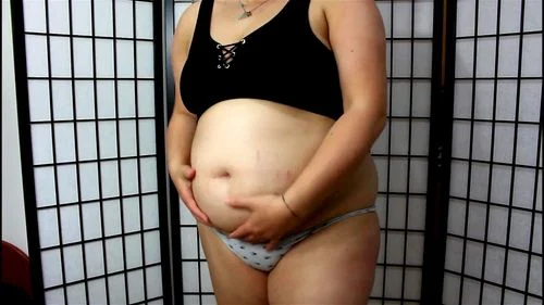fetish, belly bloating, solo, belly