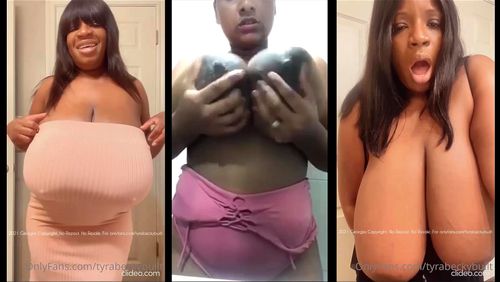 Ebony Big Tits Compilation 1