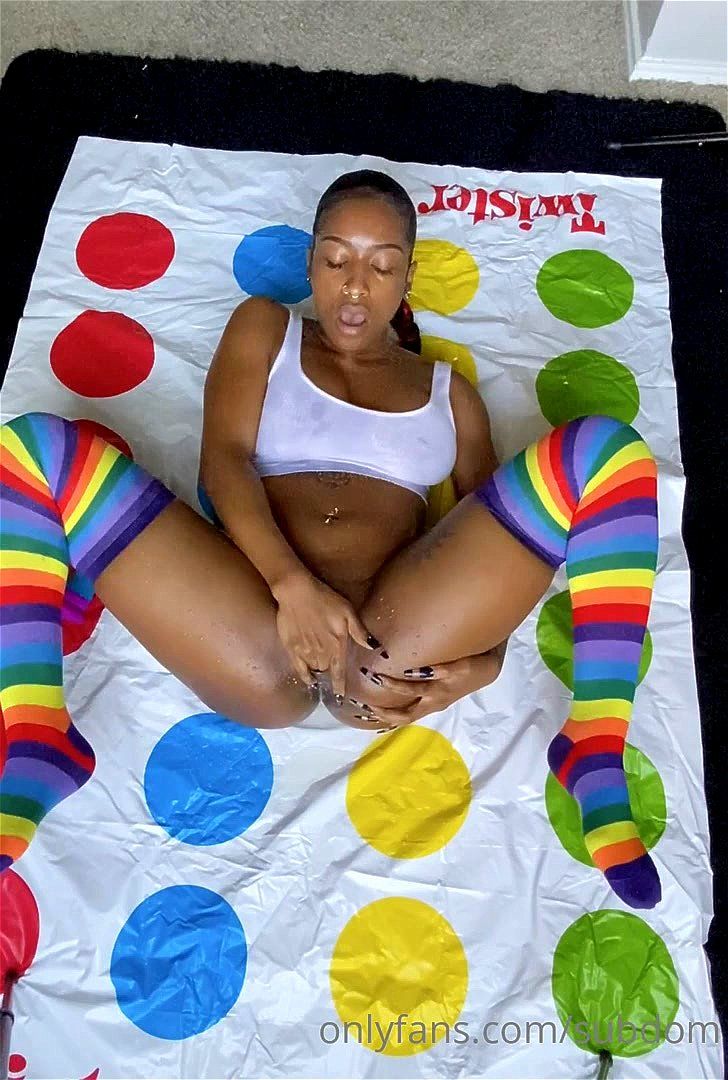 Ebony on twister