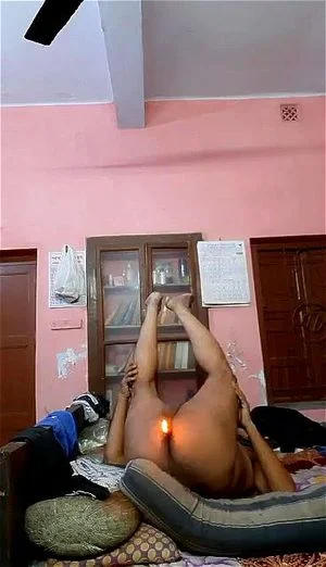 Watch I am GayWhore Loser Jayanta putting Burning Candle into my  