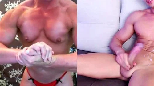 female bodybuilder, masturbation solo, compilation, muscle babe