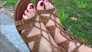 Katie Norcalfeet Soles Show off