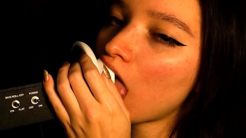 Ear Squeezing porn video – up close ear licking 2