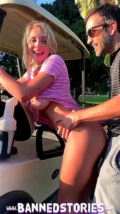 Gabbie Goes Golfin: Blowjob, Doggy & Cowgirl Porn