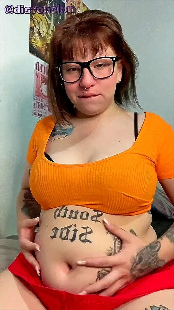 Velma belly stuffing Velma belly stuffing