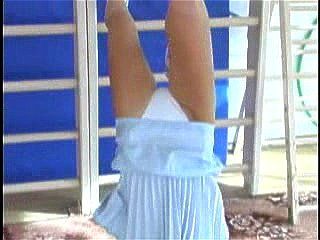 Watch Kristina fey at the gym - Skirt, Skinny, Voyeur Porn