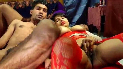 Indian girl learning to deal with two dicks Indian sex