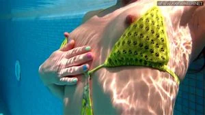 Nicole Pearl the most milf in the world swimming