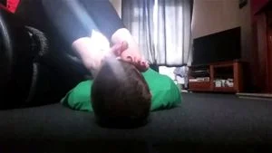 Human footstool thumbnail