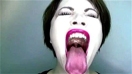 licking ass, open mouth, tongue fetish, piercing
