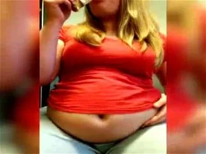 Red Bbw Girl - Watch chubby girl in red - Bbw, Belly Fetish, Solo Porn - SpankBang