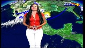 THE SEXIEST WEATHER GIRL EVER FROM MEXICO COMPLIATIONS