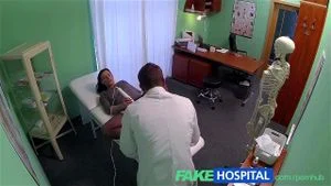 FakeHospital cameras catch female patient using massage tool