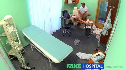 FakeHospital Triple cumshot from doctor when his mistress visits his office: Porn